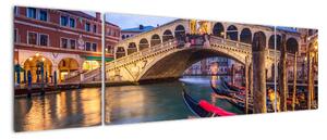 Kép a falon - híd Velencében (170x50cm)