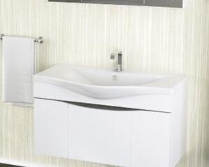 Sanovit ALBATROS 65 cm széles fali, pultba és bútorba építhető kerámia mosdó