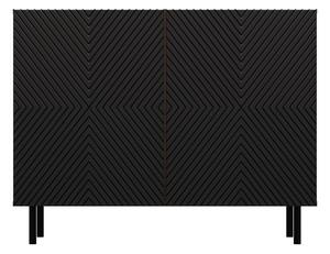 Shannan MIX Kama 2 komód, 78x100x40 cm, tölgy-fekete