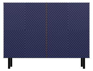 Shannan MIX Kama 2 komód, 78x100x40 cm, tölgy-kék