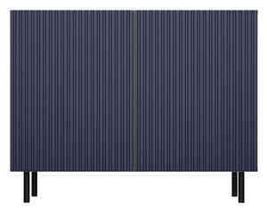 Shannan MIX Kama 2 komód (egyenes mintázat), 100x78x40 cm, tölgy-kék