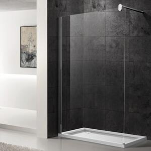 Bella Casa WALK-IN NANO univerzális zuhanyfal 6 mm vastag vízleperegető biztonsági üveggel, 190 cm magas