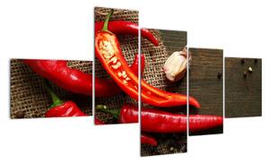 Kép - chili, paprika (150x85cm)