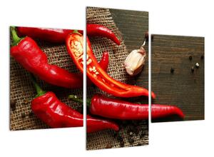 Kép - chili, paprika (90x60cm)