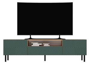 Shannan MIX RTV KAMA160 TV állvány, 43x160x40 cm, tölgy-zöld