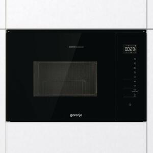 Gorenje BMI251SG3BG Beépíthető mikrohullámú sütő, 25L, 900W, 5 fokozat, AquaClean, SmartDisplay