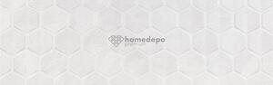 DURSTONE HEXON WHITE 31X98 3D felületű falburkolat,csempe