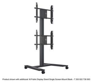 MULTIBRACKETS gurulós padló állvány 180 HD Single, 55-80", fekete