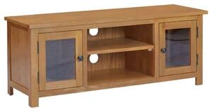 Tömör Tölgyfa TV Szekrény - 110x35x44 cm