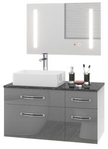 Fürdőszoba szett Euphoria EUP P 90P/0/W/S/0/BK/MB
