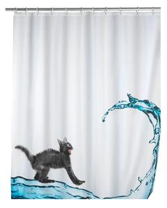 Black Cat zuhanyfüggöny, 180 x 200 cm - Wenko