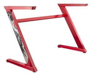 White GD-ZZ-RED Shark ZZ gamer asztal fekete/piros