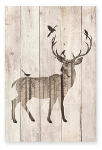 Fa falitábla 40x60 cm Deer – Really Nice Things