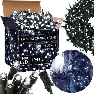 Springos Karácsonyi égősor 1000 led, 50m, IP44, hideg fehér