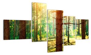 Modern képek - erdő (150x85cm)