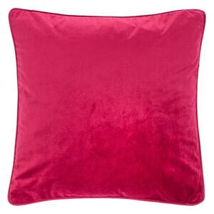 Velvety sötét rózsaszín díszpárna, 45 x 45 cm - Tiseco Home Studio