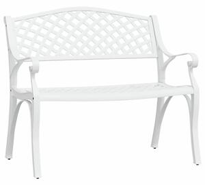 VidaXL Fehér Kerti Pad - Alumínium - 102cm