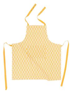 Hexagon sárga pamut konyhai kötény - Tiseco Home Studio