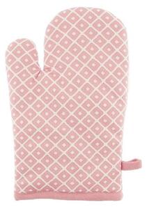 Dot rózsaszín pamut edényfogó kesztyű - Tiseco Home Studio