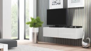 TV asztal/szekrény Resto RTV 160W (fehér + fényes fehér). 770773