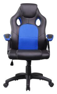 Iris Gamer Szék - GCH102BK - Fekete/Kék