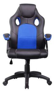 Iris Gamer Szék - GCH102BK - Fekete/Kék