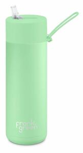 Ceramic Bottle Mint Gelato Zöld 595ml rozsdamentes acél kerámia bevonatos termosz szívószáltartó sport kupakkal