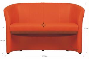 Dupla fotel Kilsby Eko narancssárga. 772636