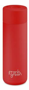 Ceramic Bottle Rouge Piros 595ml rozsdamentes acél kerámia bevonatos termosz nyomógombos kupakkal