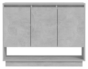 VidaXL betonszürke forgácslap tálalószekrény 97 x 31 x 75 cm