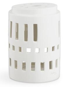 Urbania Lighthouse Little Tower fehér kerámia gyertyatartó - Kähler Design