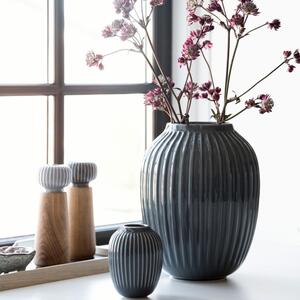 Hammershoi sötétkék agyagkerámia váza, magasság 10 cm - Kähler Design