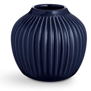 Hammershoi sötétkék agyagkerámia váza, magasság 12,5 cm - Kähler Design