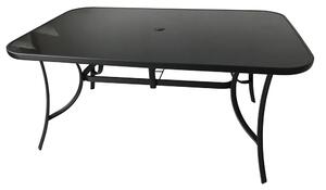 Asztal XT1012T (ZWT-150) - fekete üveg