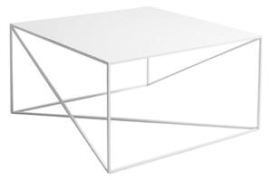 Memo fehér dohányzóasztal, 100 x 100 cm - CustomForm