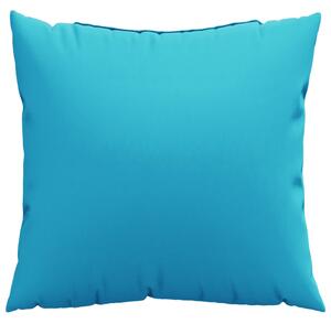 VidaXL 4 db türkizkék szövet díszpárna 60 x 60 cm