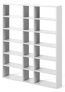 Pombal fehér könyvespolc, szélesség 182 cm - TemaHome