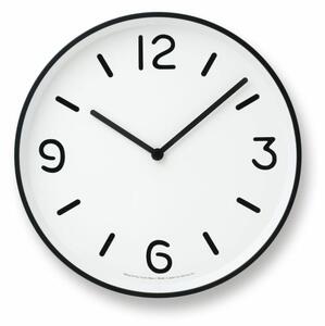 MONO Seiko fekete-fehér 25,6cm átmérőjű alumínium fali óra