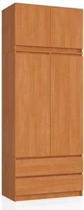 Akord Furniture Ruhásszekrény P234_90 - égerfa