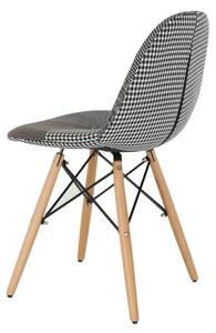 Dizájnos szék, szövet patchwork, PEPITO TYP 9