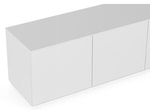 Fehér komód matt fehér fedlappal, 180 x 57 cm Join - TemaHome