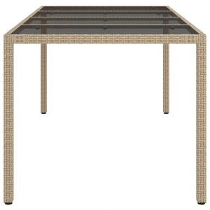 VidaXL Polyrattan Kerti Asztal - 190x90 cm