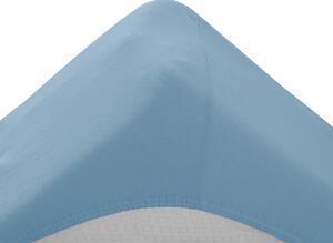 Jersey kék lepedő 90x200 cm Grammsúly: Standard (145 g/m2)