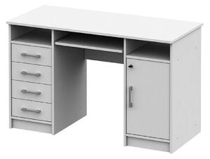 KONDELA PC asztal, fehér, B9 NEW