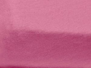 Jersey rózsaszín lepedő EXCLUSIVE 140 x 200 cm