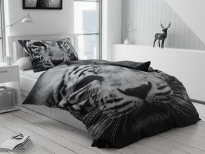 3D Tigris fehér ágyneműhuzat