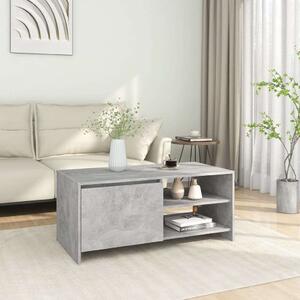 VidaXL betonszürke szerelt fa dohányzóasztal 102x 50 x 45 cm