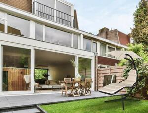 GardenLine kerti hintafotel - Bézs - 200 x 116 205 cm