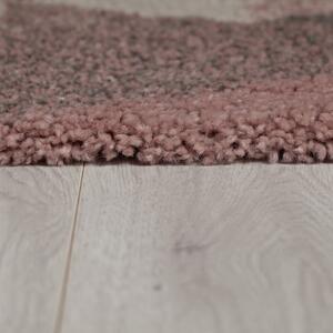 Nuru rózsaszín-szürke szőnyeg, 60 x 230 cm - Flair Rugs
