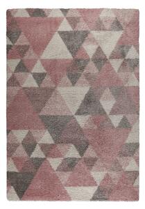Nuru rózsaszín-szürke szőnyeg, 80 x 150 cm - Flair Rugs